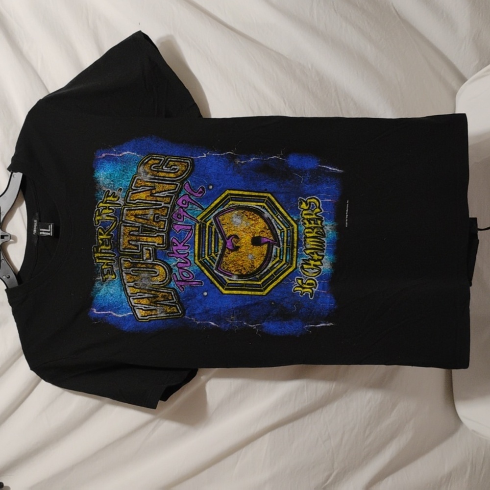 SALE! Wu Tang 1996 Tour Lace Up Back Shirt Sz.M Never Worn (BX13)